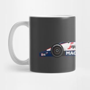 Ayrton Senna's Toleman 183 Illustration Mug